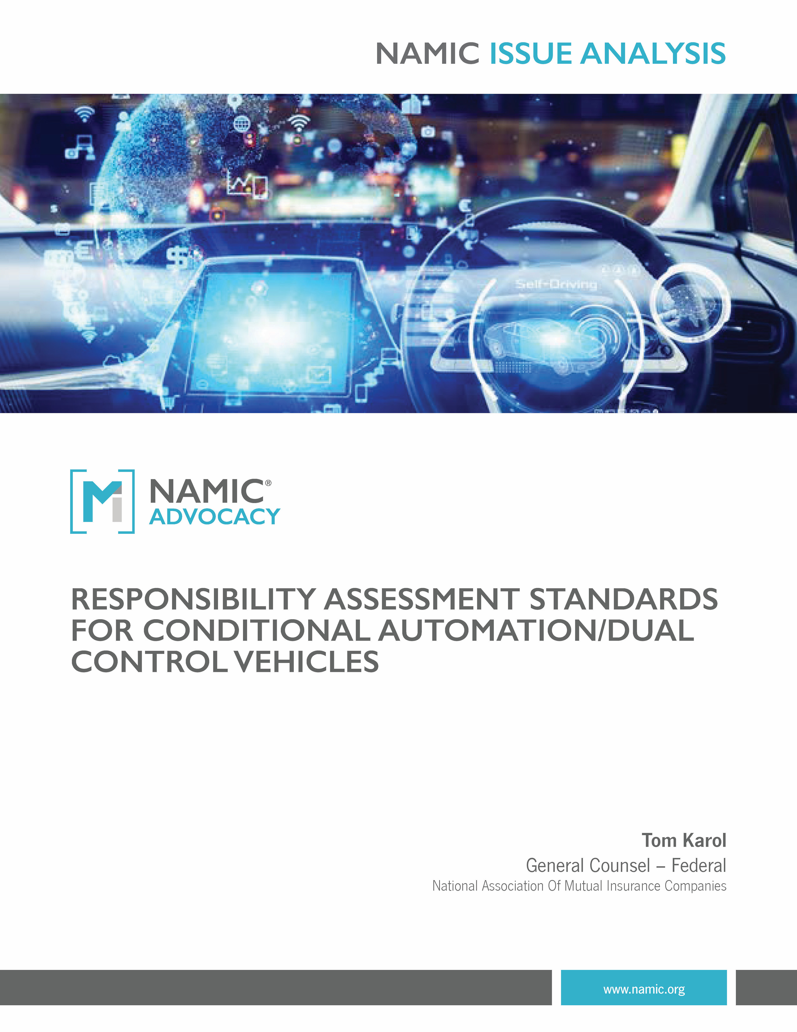 Responsibility Assessment Standards for Conditional Automation/Dual Control Vehicles PDF