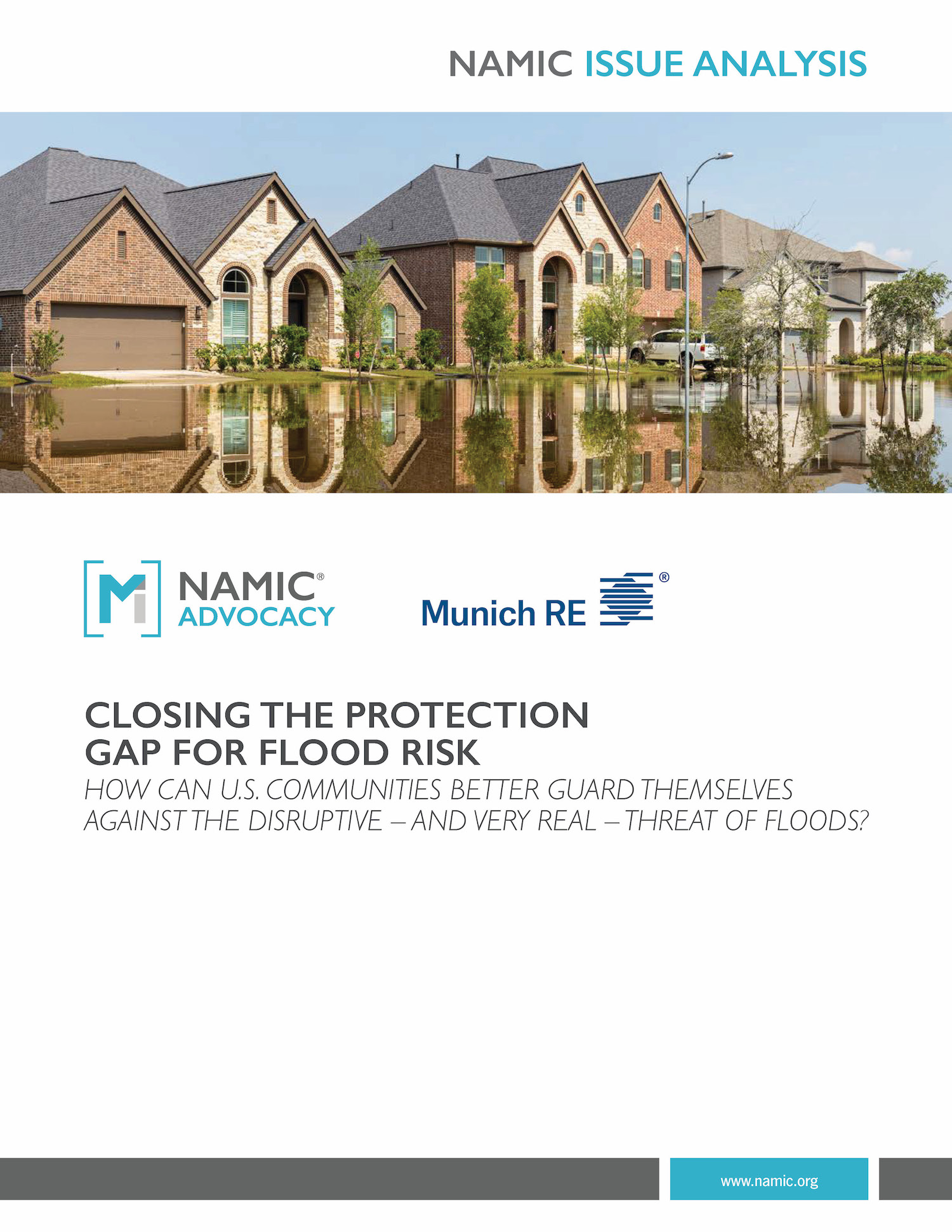 Closing the protection gap for flood risk. How can U.S. communities better guard themselves against the disruptive – and very real – threat of floods? PDF