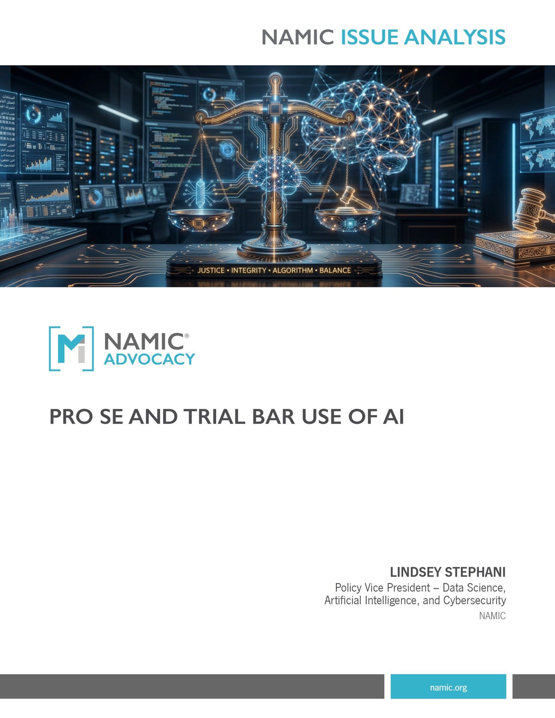Pro Se Trial Bar Use of Ai Advocacy Paper -Cover Image